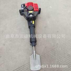 大马力手提式岩石破碎机 路面破碎汽油镐 二冲程汽油破碎镐