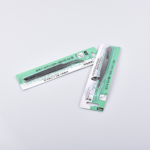 Tweezers stainless steel handmade DIY tools mobile phone repair masonry painting succulent accessories elbow tip wholesale 14g