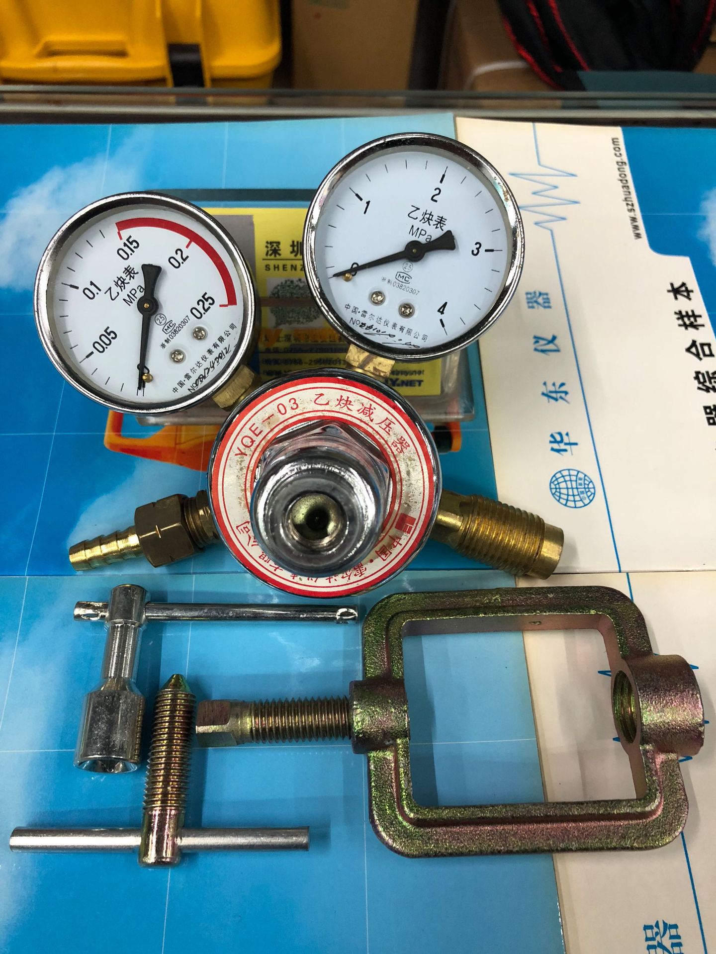 雷尔达减压器 乙炔减压器，YEQ-3 0.25-4mpa