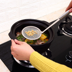 Kitchen 304 Stainless Steel Fine Filter Oil Separator Strainer Oil Scoop Hot Pot Soup Ladle Small Ladle