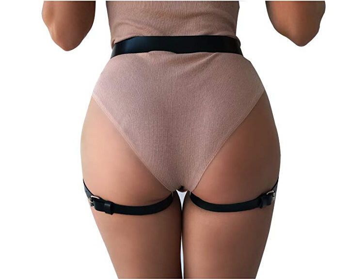 Tienda de fábrica al por mayor juguetes sexuales de cuero liga ropa interior de cuero rendimiento ropa de acero accesorios decorativos calcetines de cuero