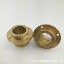 厂家定做大小外径黄铜套 锡青铜套单面法兰铜套 规格齐全量大优惠
