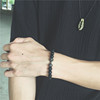 Dumbbells, matte universal bracelet for beloved for gym, European style, wholesale