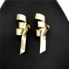 Universal metal earrings, accessory, European style, wholesale