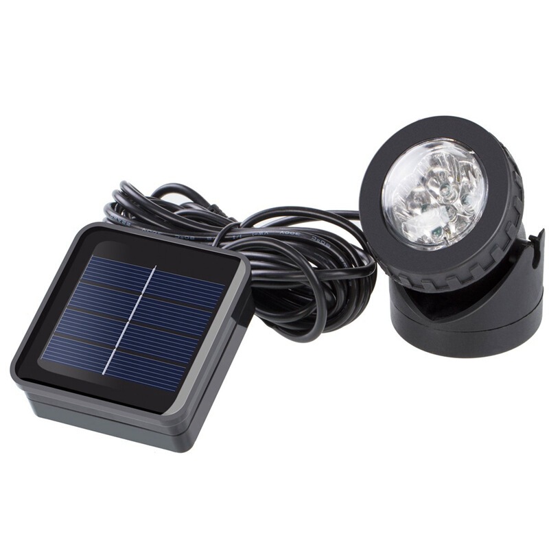Solar-Powered 6Led Underwater Light with Single/Double Head Projection, Low-Voltage Landscape Aquarium Light, White Light, Direct Supply from the Manufacturer Solar-Powered 6Led Underwater Light with Single/Double Head Projection, Low-Voltage Landscape Aquarium Light, White Light, Direct Supply from the Manufacturer