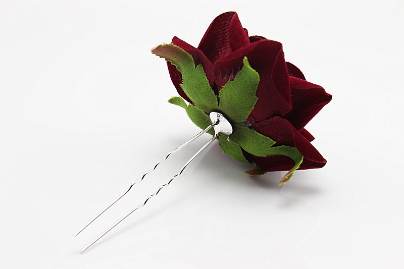 Sweet Flower Cloth Handmade Hairpin display picture 5