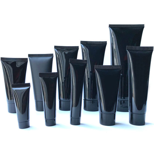 【】10g-200g black soft tube non-light-transmitting delay glue blackhead removing face wash cosmetic tube