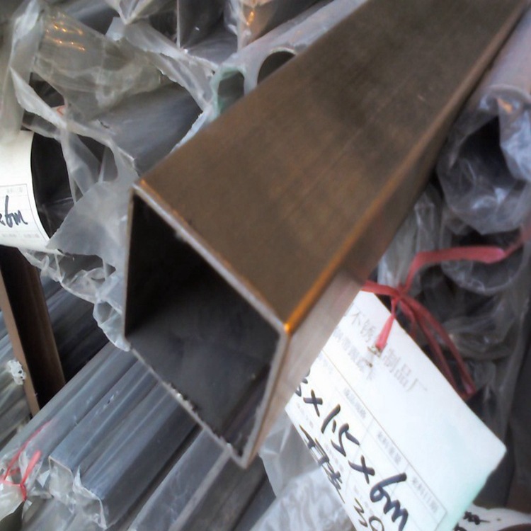 316L不锈钢方管10*10*0.5*0.8 拉丝304不锈钢方通12*12*1.0*1.2