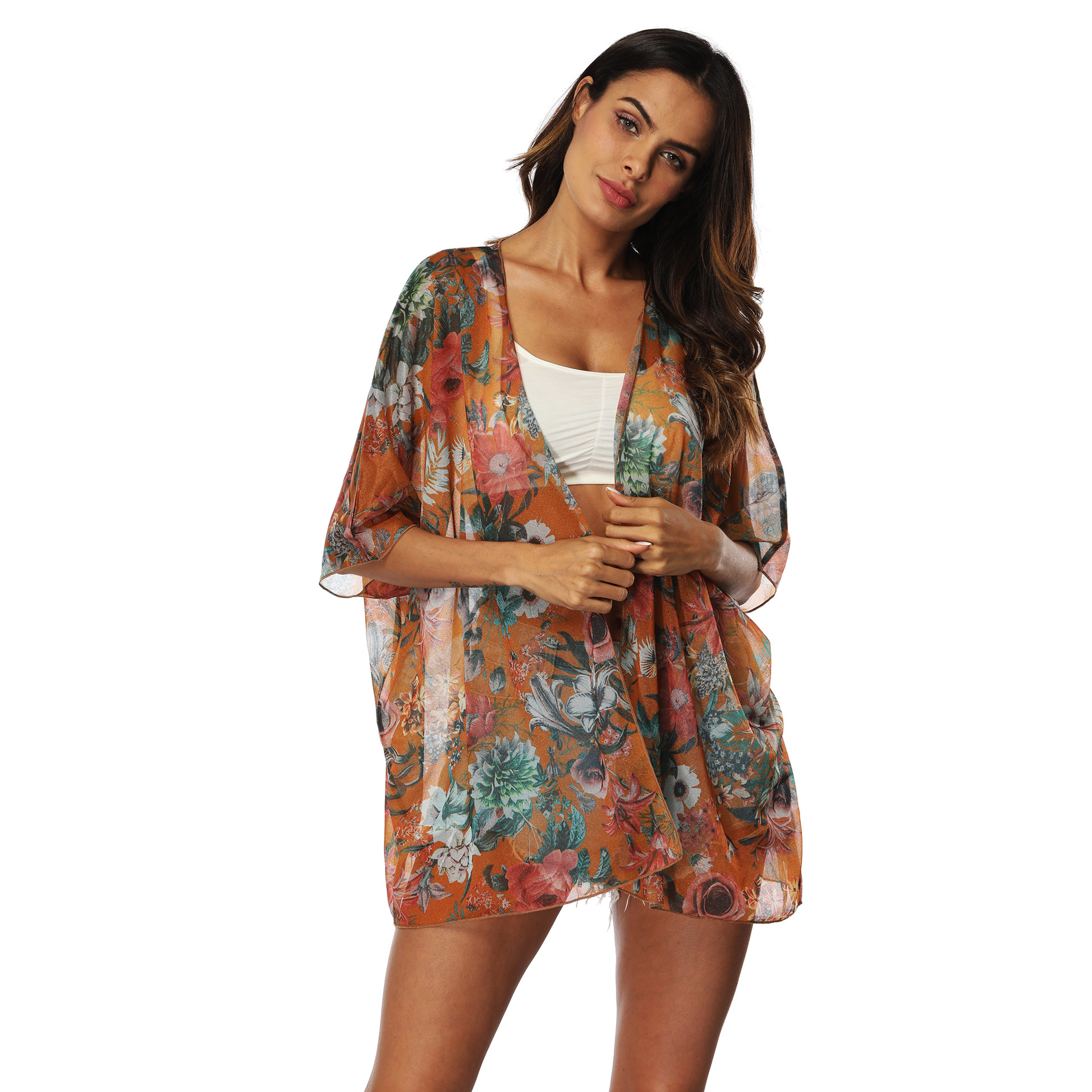 new floral pattern loose casual top NSOY46068