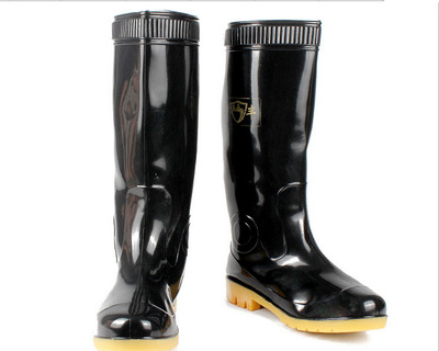 Yu Feng Rain shoes Dichotomanthes bottom thickening man Boots waterproof High cylinder non-slip food Rubber shoes Water shoes Male boots
