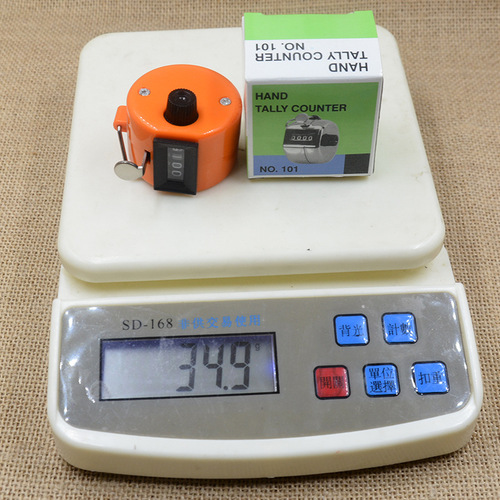 Jinghui Manufacturer 4-Digit Manual Plastic Candy Color Counter Mechanical Cabin People Flow Station Pier Points