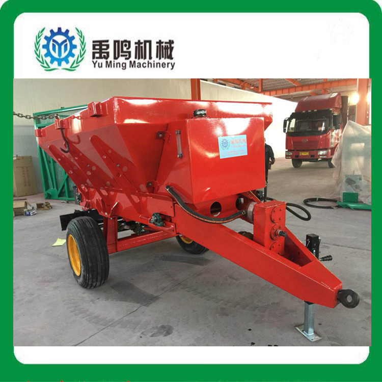 厂家拖拉机带1吨-12吨农机肥用撒粪车双盘两用抛肥车