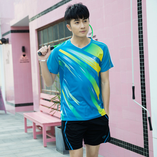 New Quick-Drying Badminton Suit Set for Men Summer Badminton Clothes for Men and Women Ping Pong Uniform Running Sportswear Dropshipping One Piece
