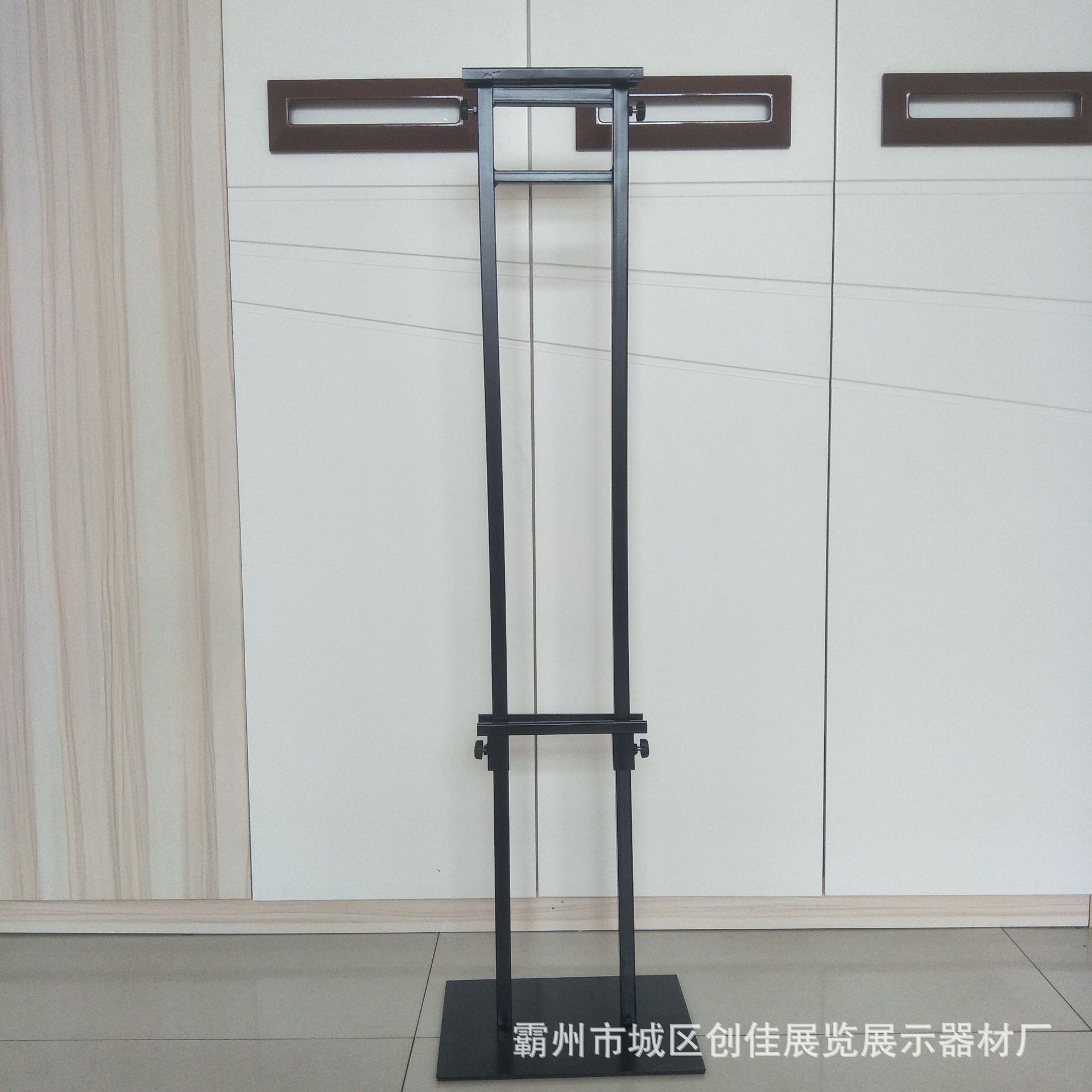 直销kt板展架 双面直立广告展架可定制升降kt广告支架挂画展示架