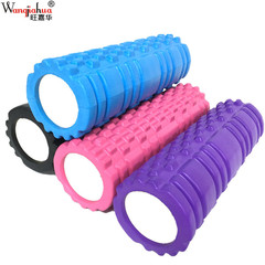 Hollow Yoga Pillar Foam Roller Muscle Relaxation Massage Roller Fitness Fascia Roller Leg Roller Wolf Tail Club Lang Massage Roller