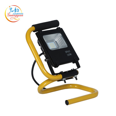 10W投光灯S型支架led工作应急灯户外防水新款设计支架IP65
