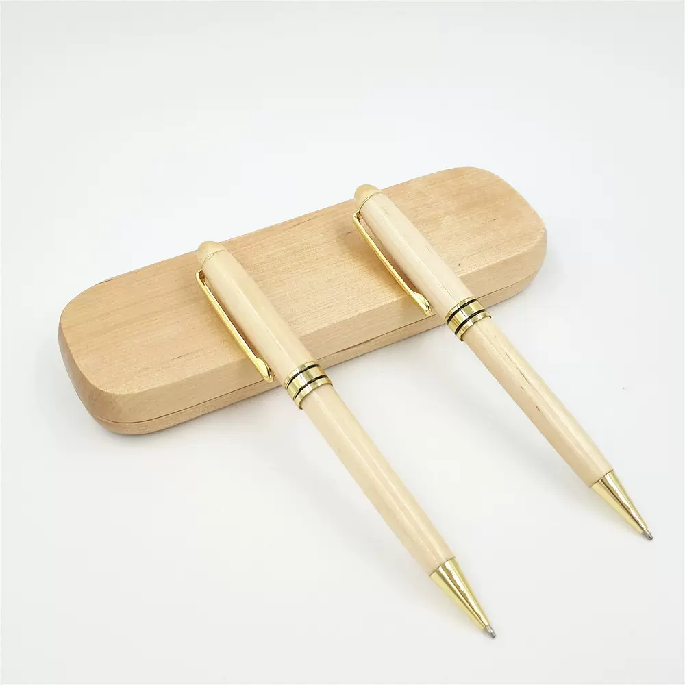 金属实木26大明尖钢笔商务礼品墨囊墨水礼盒套装枫木钢笔刻字LOGO