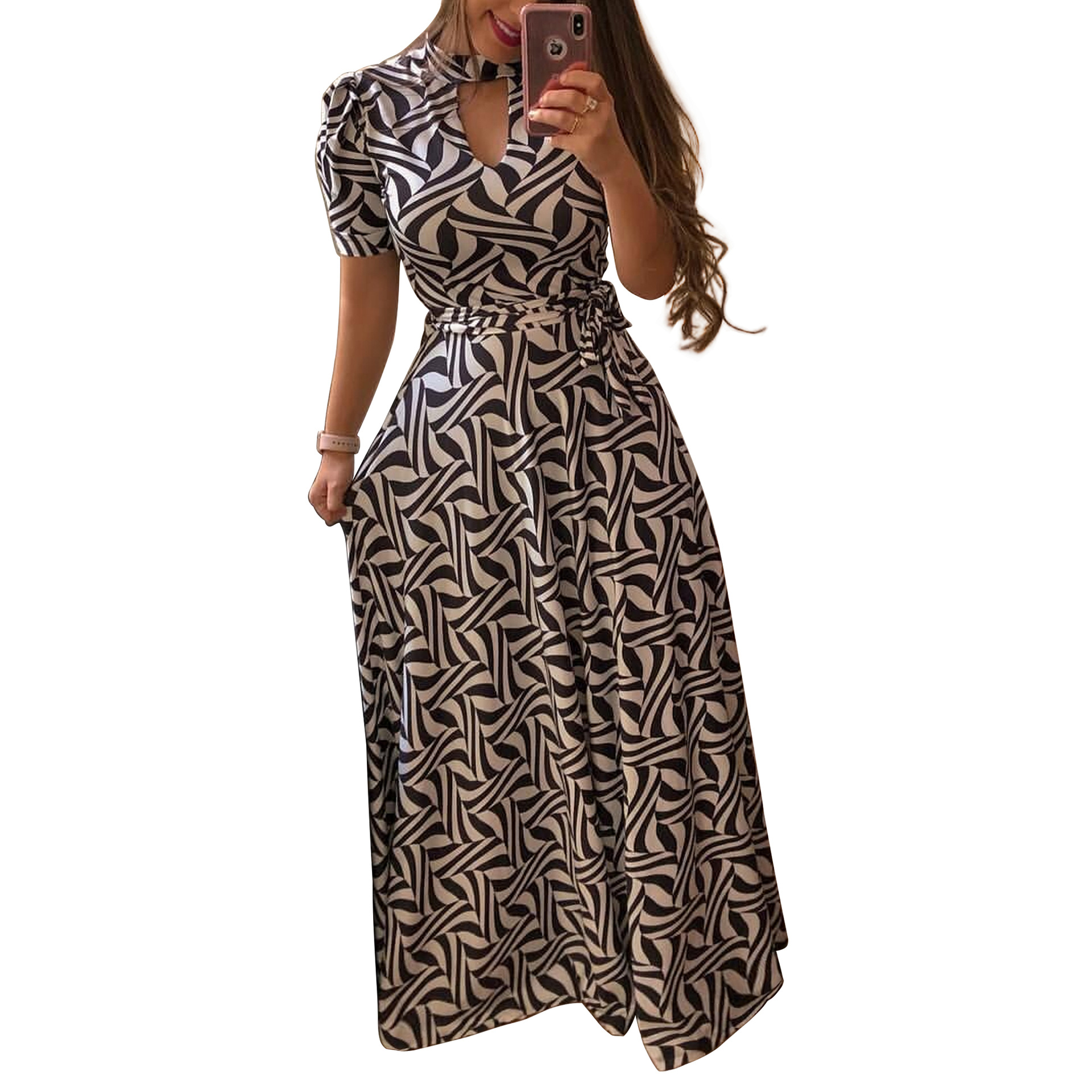 Robe femme HAOOHU en Fibre de polyester - Ref 3329009 Image 90