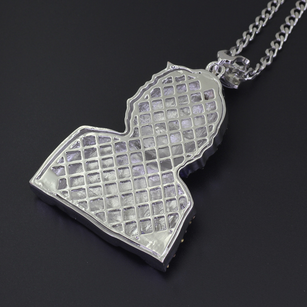 Hip-Hop Clown Pendant Necklace - Close Up