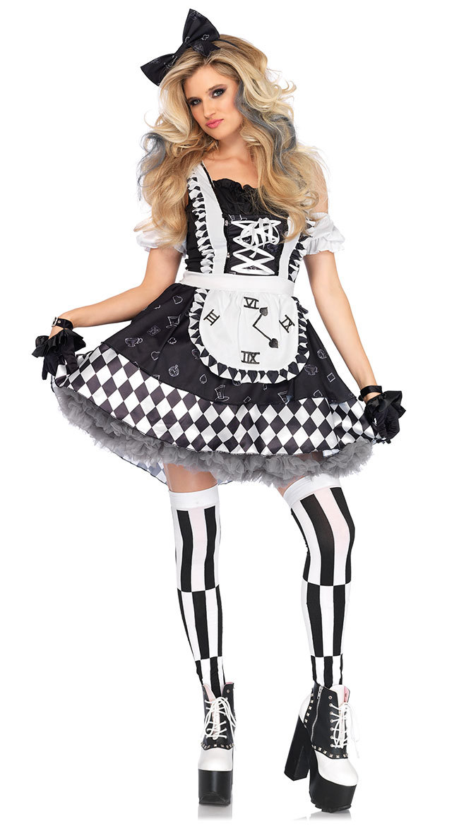 Halloween cosplay Circus Maid dress nihaostyles wholesale halloween costumes NSQHM82222