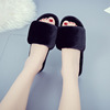 Demi-season slippers, non-slip wear-resistant keep warm summer footwear