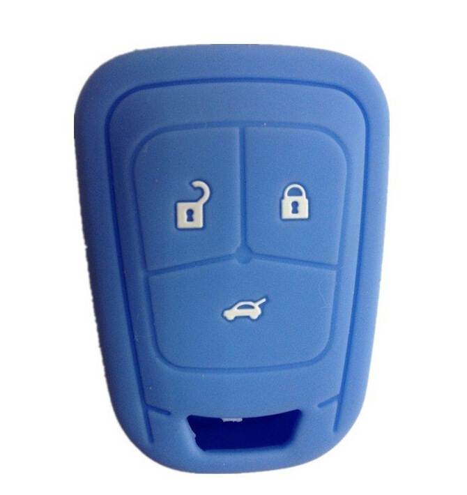Suitable for Chevrolet Aveo Cruze Silicone Key Case Straight Type Special Car Remote Control Protective Cover Buckle
