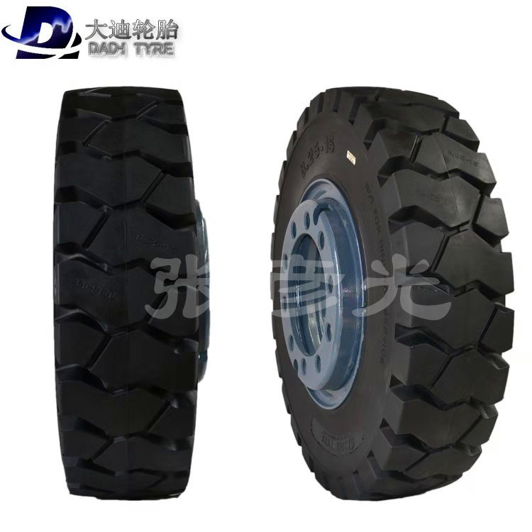 高品质叉车实心轮胎充气轮胎5吨7吨叉车轮胎8.25-15实心轮胎