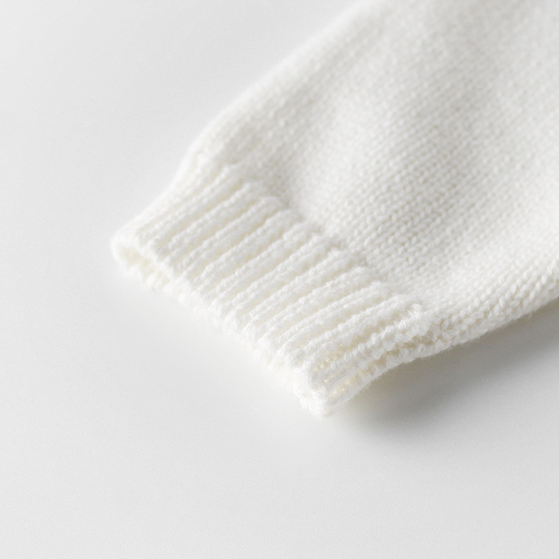 Ins tavaszi őszi csecsemő gyermek férfi és női babakészlet zsebkabát + gyapjú kötött lánctalpas ruhák_voghion.com