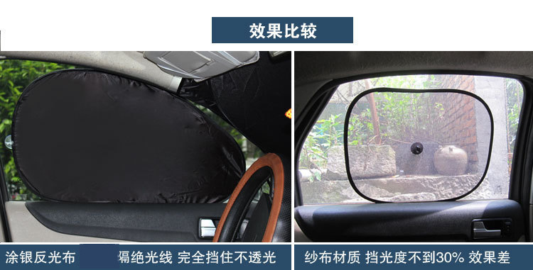 6 pieces of silver-coated cloth for sun protection and heat insulation car suit car sun shield car sun shield car interior light shield