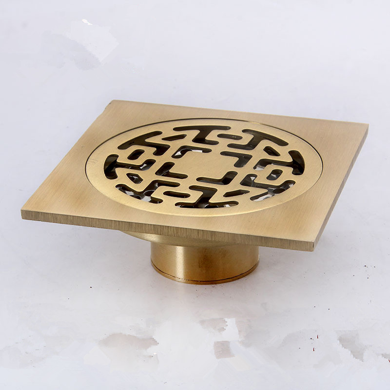 Factory wholesale Copper floor drain Projects recommended Offer an OEM 3.5 inch self-sealing