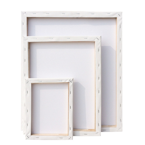 Wholesale blocked oil painting frame blank oil painting frame 60*80 cm practice oil painting inner frame white canvas