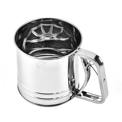 hold Stainless steel Sift flour Baking appliance Manual semi-automatic Sift flour Medium and small Powdered sugar sieve