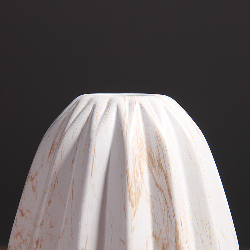 Nórdico marbling florero de cerámica hogar creativo decoración suave sala de estar modelo TV gabinete decoración al por mayor