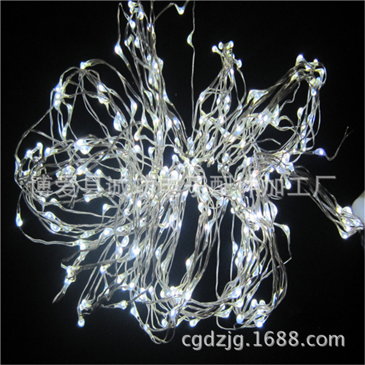 LED铜线灯串 树藤灯串电池盒变压器灯串半成品