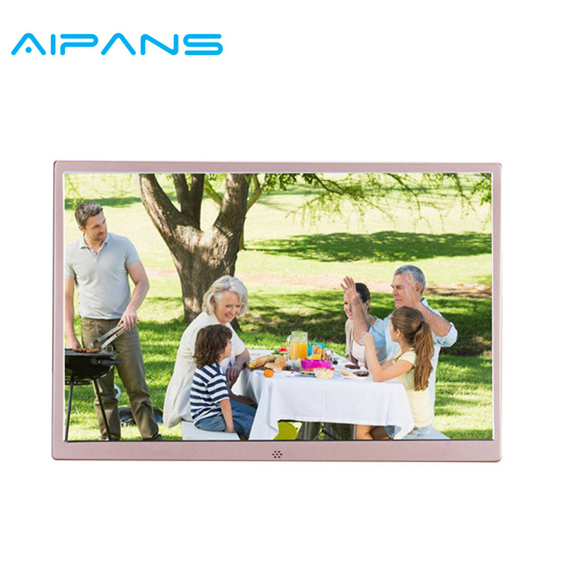 Factory Direct sales 15-inch narrow edge aluminum alloy shelf advertising machine metal digital photo frame display electronic album Factory Direct sales 15-inch narrow edge aluminum alloy shelf advertising machine metal digital photo frame display electronic album