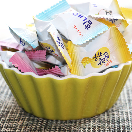 Korean Imported Snacks, Korean New Milk Candy Gummies 63g, Same Type as G-Dragon's, Baked Snack for Casual Enjoyment