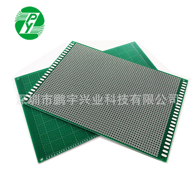 厂家直销12*18CM单面喷锡优质玻纤万能板电路洞洞实验测试板