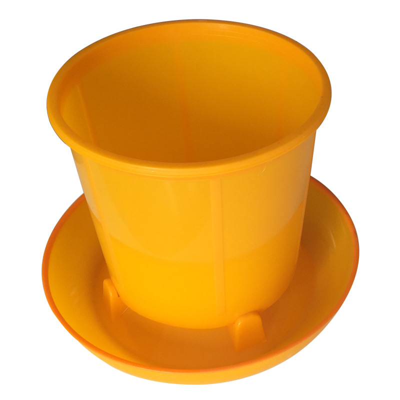 40 barril de alimentación de pollo de plástico engrosada alimentación de pollo barril de alimentación automática de pollo comedero grande, mediano y pequeño barril de alimentación de pollo