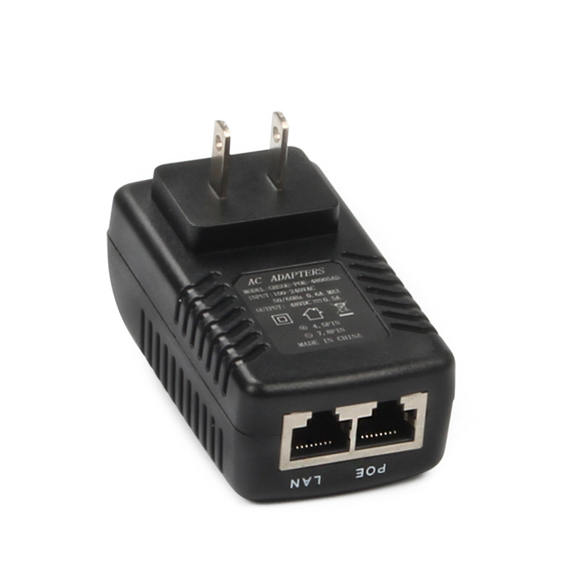 摄像头48V0.5A美规POE电源适配器网络供电器 厂家直销 供电模块