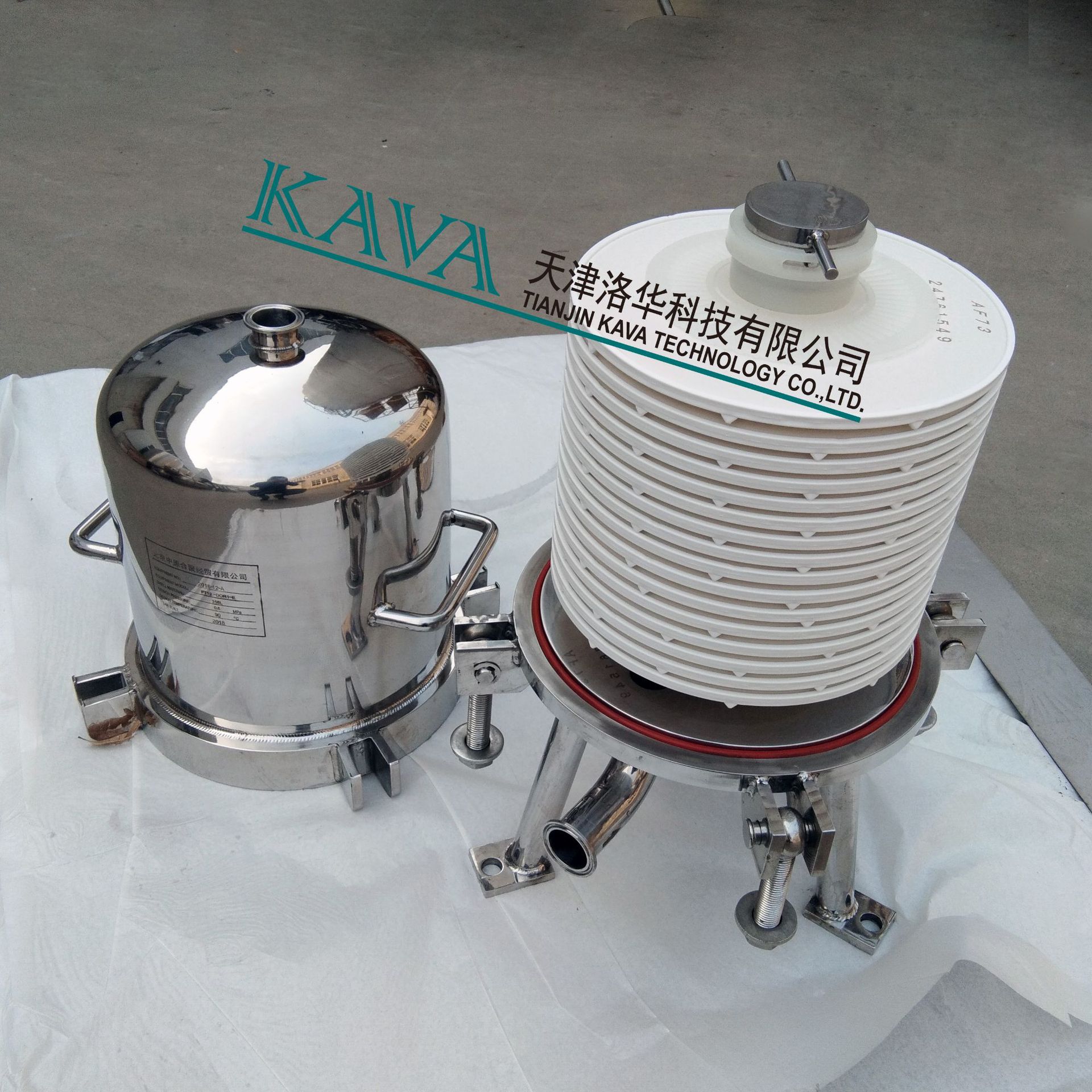 瑞士菲托盘式过滤器，深层膜块过滤器，与ZetaPlus滤芯同尺寸