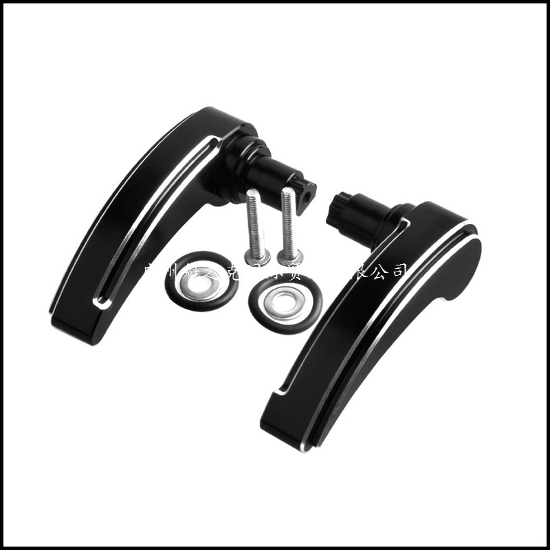 Harley gliding Road King side box switch pull rod edge exposed white handle decorative handle motorcycle accessories