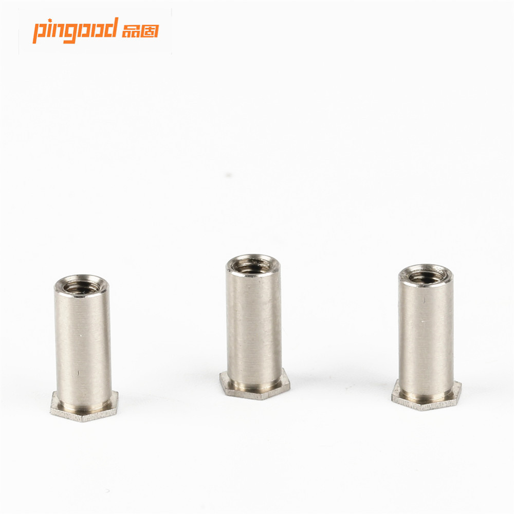 厂家特制不锈钢盲孔压铆螺柱压铆螺母柱 压铆件 压板螺柱M2.5*8