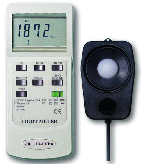 中国台湾LUTRON台湾路昌 LX-107HA数字式照度计