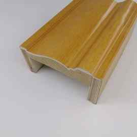 厂家直销 实木复合贴皮门套线 踢脚线 贴皮线条 包覆线条 木线条