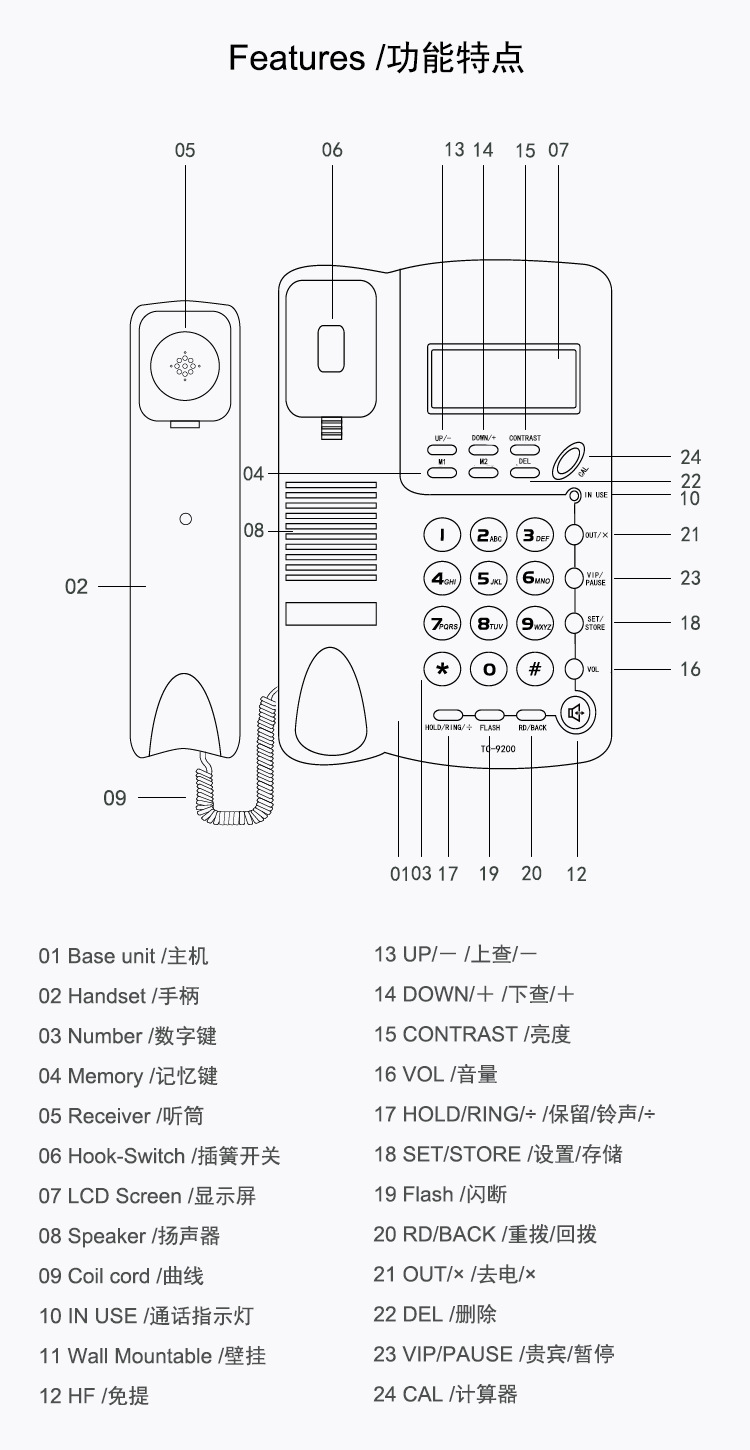 03-TC-9200功能特点