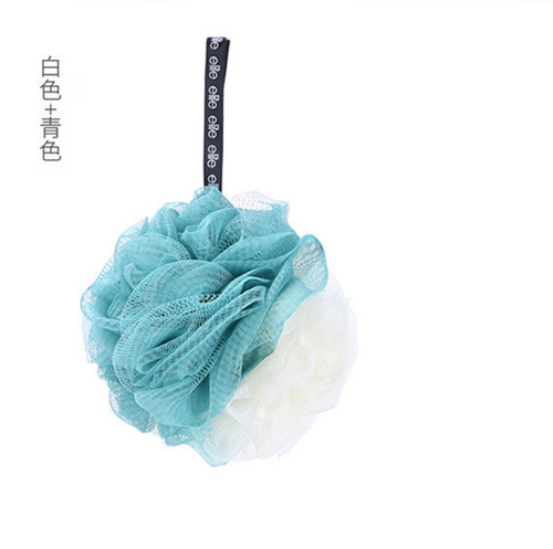 Large two-color super soft bath ball bath flower color matching anti-spreading wash and care bath brush bath brush manufacturer direct sale
