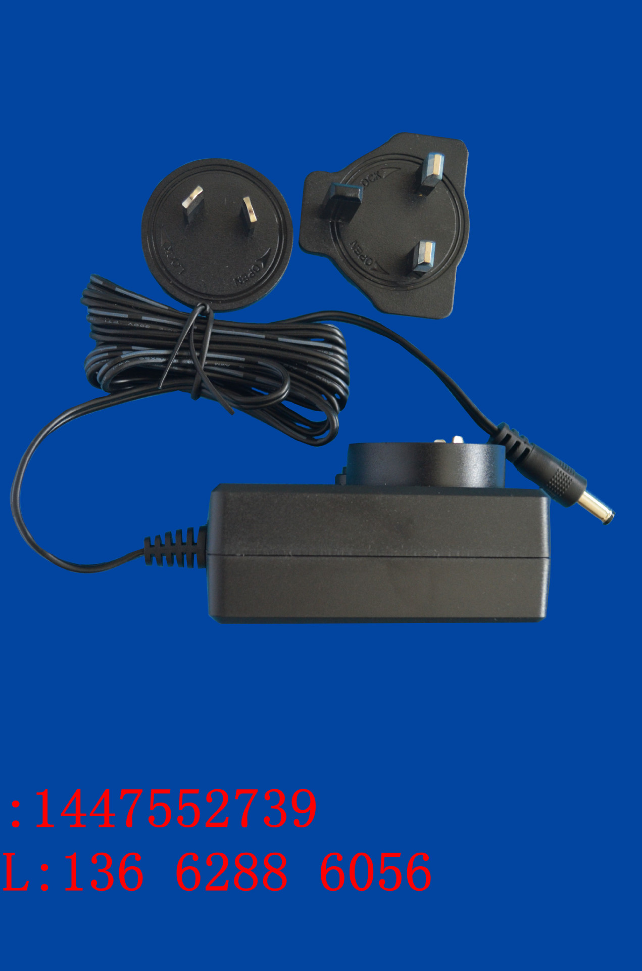 可换插角电源  欧美英澳 GQ06-500100-AX  5V1A 转换头 旅行充