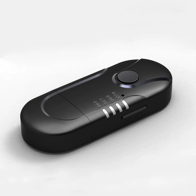 Car Bluetooth receiver car FM transmitter Bluetooth audio receiver MP3 Bluetooth player handsfree (FM Modulyator) - bt-08-black