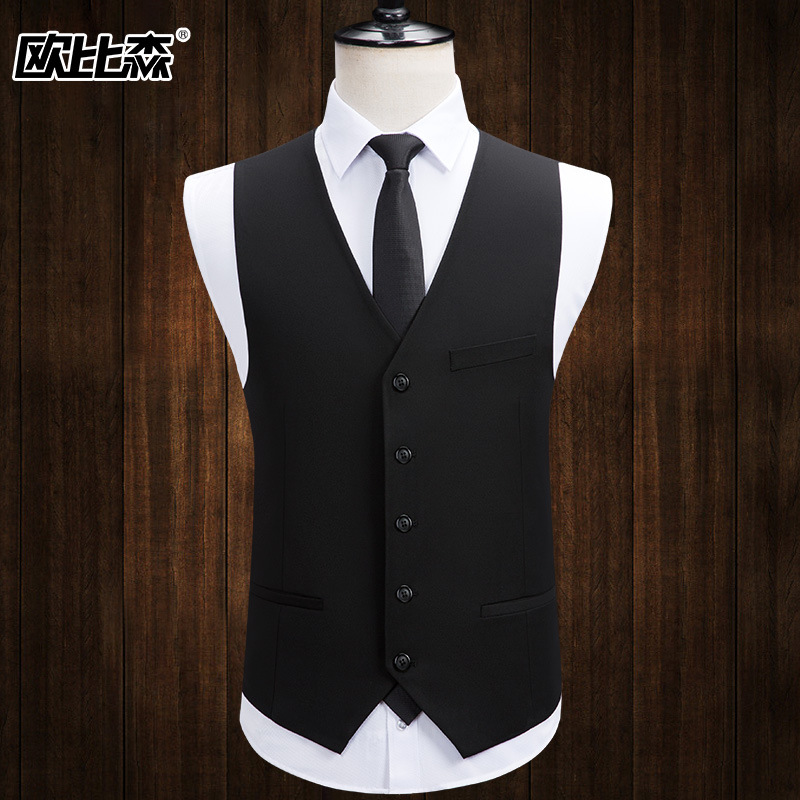 Oubi Sen spring clothes new pattern man suit Vest vest Korean Edition Self-cultivation business affairs leisure time Occupation man 's suit Vest