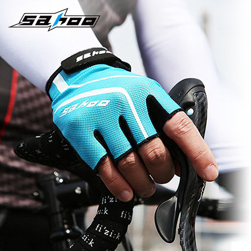 SAHOO 41914 Summer Half Finger Short Finger Gloves Cycling Gloves Bicycle Mountain Bike Cycling Supplies
